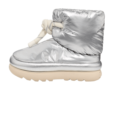 UGG Classic Maxi Short Boot Metallic Silver