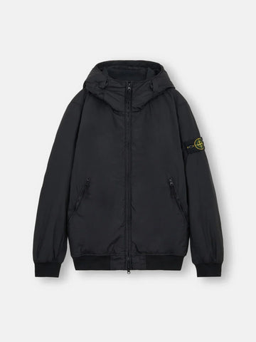 Logo Patch Hooded Jacket
