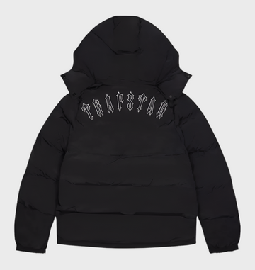 TS Irongate Detachable Hooded Puffer Jacket - (BLACK)