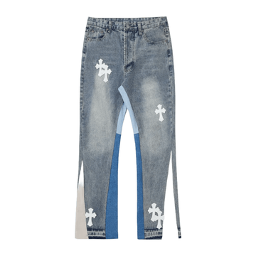 Cross Patch - Flared Jeans